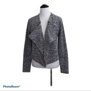 Ann Taylor women’s small open drape front Moto style jacket‎